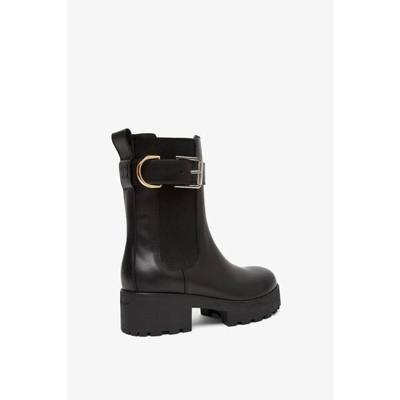 Givenchy Voyou Chelsea Ankle Boots in Black 37.5 - Picture 3 of 5
